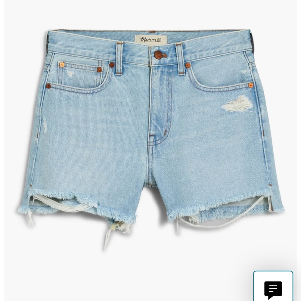 Madewell Relaxed Mid Length Denim Shorts - size 32